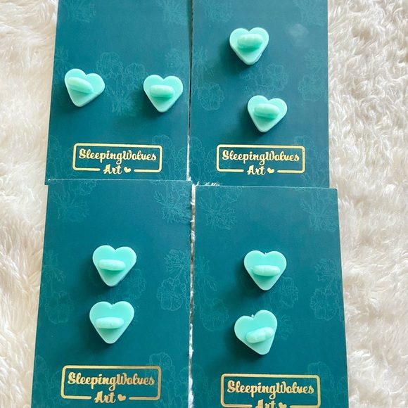 Black Wolves Floral Enamel Pin Set - Picture 3 of 3